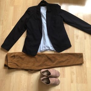 Max Cocos navy blue polka dot blazer